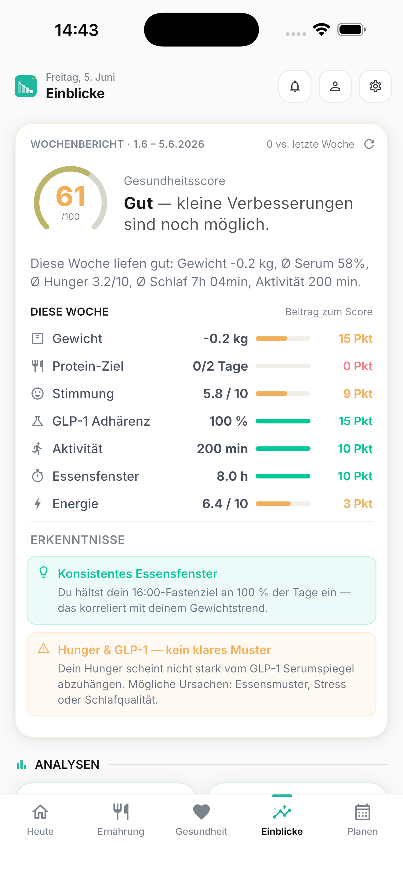 Was treibt dein Gewicht wirklich?